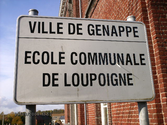 Ecole communale de Loupoigne